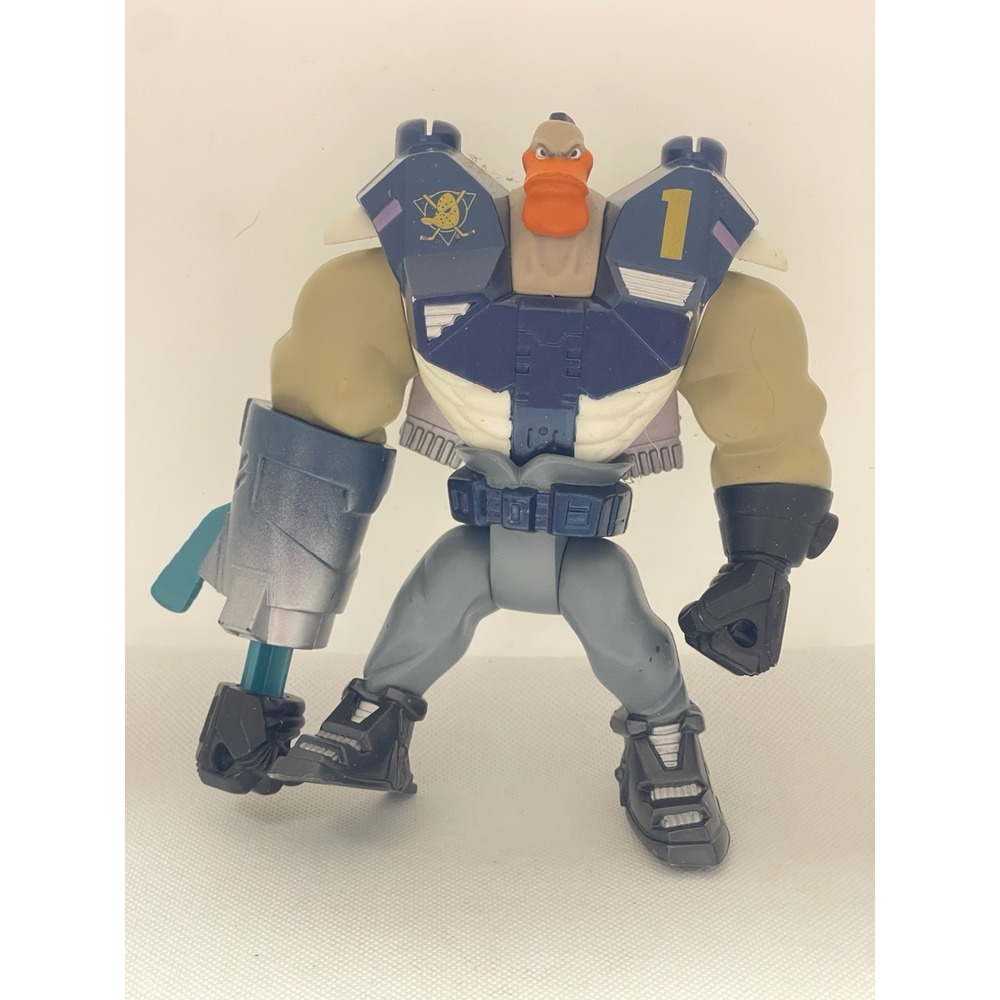 1996 Disney Mighty Ducks Extreme Battle Nitro Fist Grin 6" Figure No Accessories